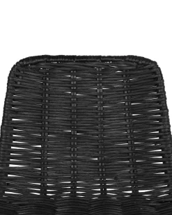 Tuolit<Beliani Baarituoli Rottinki Musta 2 Kpl Cassita