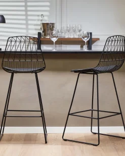 Cheap Beliani Baarituoli Teras Musta 2 Kpl Preston