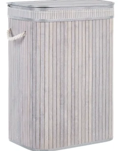 Säilytys<Beliani Bambukori Harmaa 40 X 30 Cm Kalutara