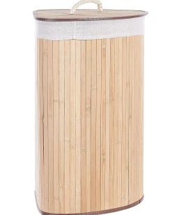 Store Beliani Bambukori Vaalea Puu 60 X 35 Cm Matara