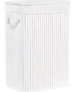 Shop Beliani Bambukori Valkoinen 40 X 30 Cm Kalutara