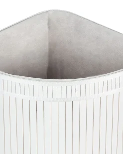 Säilytys<Beliani Bambukori Valkoinen 42 X 30 Cm Badulla