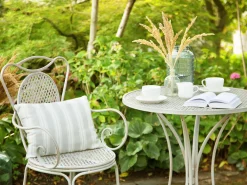 Cheap Beliani Bistropoyta Metalli Harmaa 71 Cm Cilento