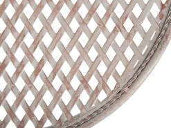 Cheap Beliani Bistropoyta Metalli Harmaa 71 Cm Cilento