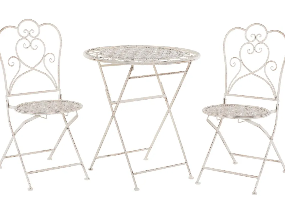 Online Beliani Bistropoytasetti Rauta Beige Trieste