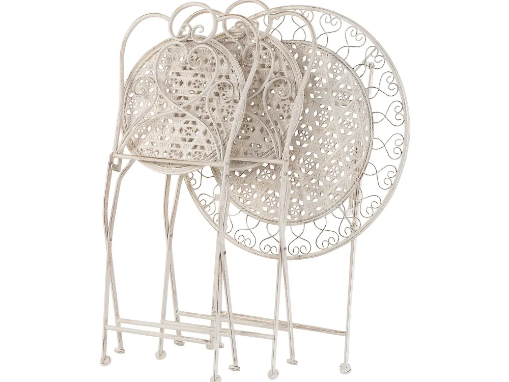 Online Beliani Bistropoytasetti Rauta Beige Trieste