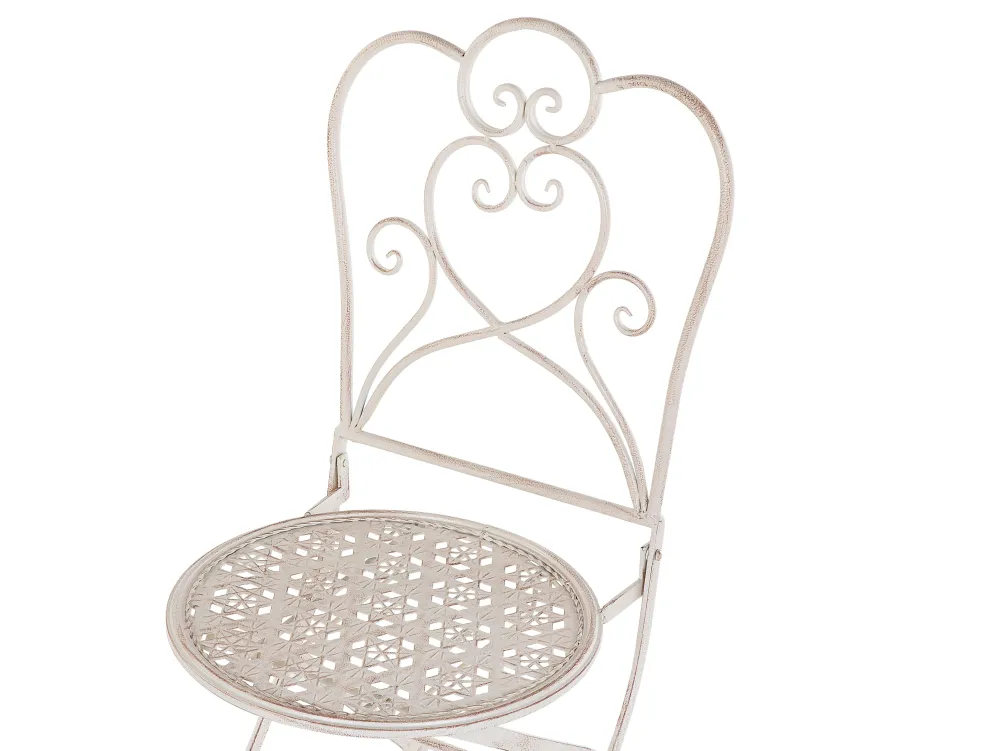 Online Beliani Bistropoytasetti Rauta Beige Trieste