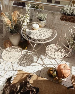 Online Beliani Bistropoytasetti Rauta Beige Trieste