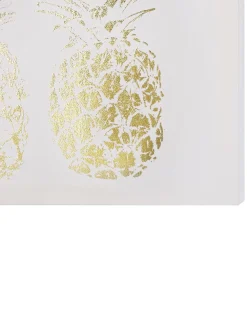 New Beliani Canvas-Taulu Vaaleanpunainen/Kulta 30 X 30 Cm 3 Kpl Apesika