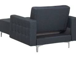 Sohvat<Beliani Divaani Kangas Tummanharmaa Aberdeen