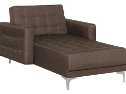 Shop Beliani Divaani Kangas Tummanruskea Aberdeen