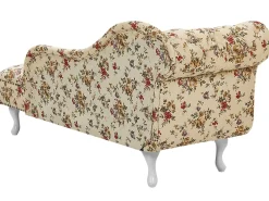 Sohvat<Beliani Divaani Kangas Vasenk. Beige Kukkakuvio Nimes