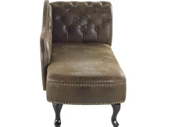 Sohvat<Beliani Divaani Keinomokkanahka Oikeak. Ruskea Nimes