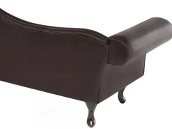 Sohvat<Beliani Divaani Keinonahka Oikeak. Ruskea Lattes