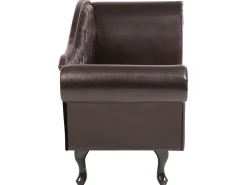 Sohvat<Beliani Divaani Keinonahka Oikeak. Ruskea Lattes