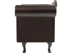 Sohvat<Beliani Divaani Keinonahka Oikeak. Ruskea Lattes