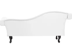 Sohvat<Beliani Divaani Keinonahka Vasenk. Valkoinen Lattes