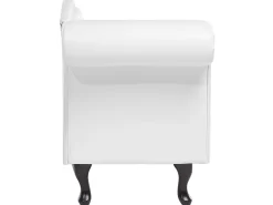 Sohvat<Beliani Divaani Keinonahka Vasenk. Valkoinen Lattes