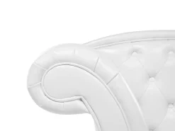 Sohvat<Beliani Divaani Keinonahka Vasenk. Valkoinen Lattes