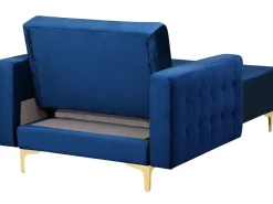 Sohvat<Beliani Divaani Sametti Laivastonsininen Aberdeen