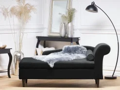 Best Beliani Divaani Sametti Oikeak. Musta Luiro