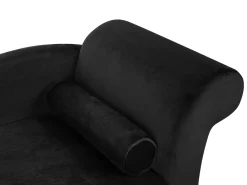 Best Beliani Divaani Sametti Oikeak. Musta Luiro