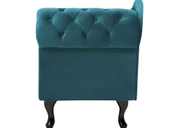 Sohvat<Beliani Divaani Sametti Oikeak. Sinivihrea Nimes