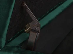 Outlet Beliani Divaani Sametti Oikeak. Smaragdinvihrea Luiro