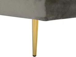 Sohvat<Beliani Divaani Sametti Vasenk. Ruskeanharmaa Miramas