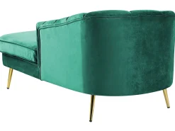 Sohvat<Beliani Divaani Sametti Vasenk. Smaragdinvihrea Allier