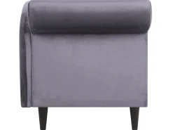 Sohvat<Beliani Divaani Sametti Vasenk. Tummanharmaa Luiro