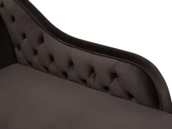 Sohvat<Beliani Divaani Sametti Vasenk. Tummanruskea Nimes