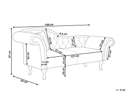 Best Beliani Divaani Sametti Vasenk. Vaaleanpunainen Lattes