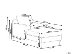 Sale Beliani Divaani Sametti Vihrea Gueret