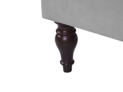 Store Beliani Divaani Säilytystilalla Sametti Vaaleanharmaa Pessac