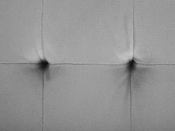 Store Beliani Divaani Säilytystilalla Sametti Vaaleanharmaa Pessac