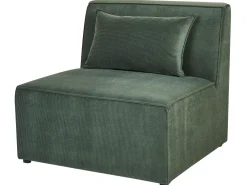 Cheap Beliani Divaani Vakosametti Tummanvihrea Lemvig