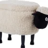 Lastenhuone<Beliani Elainjakkara Kangas Säilytystila Kermanvalkoinen 55 X 35 Cm Sheep