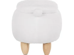 Flash Sale Beliani Elainjakkara Kangas Säilytystila Valkoinen 69 X 30 Cm Bear