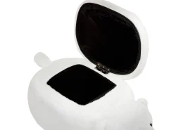 Flash Sale Beliani Elainjakkara Kangas Säilytystila Valkoinen 69 X 30 Cm Bear