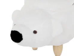 Flash Sale Beliani Elainjakkara Kangas Säilytystila Valkoinen 69 X 30 Cm Bear