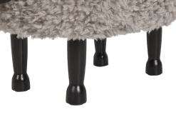 Lastenhuone<Beliani Elainjakkara Kangas Säilytystila Harmaa 55 X 35 Cm Sheep