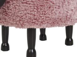 Best Beliani Elainjakkara Kangas Säilytystila Vaaleanpunainen 55 X 35 Cm Sheep