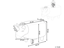 Hot Beliani Elainjakkara Kangas Vaaleanpunainen 31 X 91 Cm Unicorn