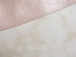 Lastenhuone<Beliani Elainjakkara Kangas Vaaleanpunainen/Valkoinen 32 X 67 Cm Shark