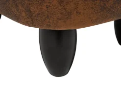 Best Sale Beliani Elainjakkara Keinonahka Säilytystila Ruskea 32 X 60 Cm Hippo