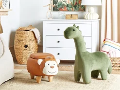 Shop Beliani Elainjakkara Keinonahka Säilytystila Kullanruskea 66 X 35 Cm Monkey