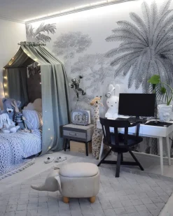 Online Beliani Elainjakkara Keinonahka Säilytystila Vaaleanharmaa 70 X 32 Cm Elephant