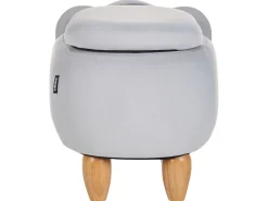 Lastenhuone<Beliani Elainjakkara Sametti Säilytystila Vaaleanharmaa Coala