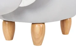 Lastenhuone<Beliani Elainjakkara Sametti Säilytystila Vaaleanharmaa Coala